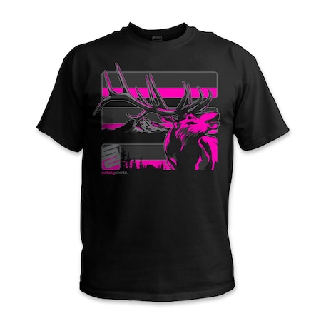 Stealth Elk Reflective High Visibility Tee, Black, S